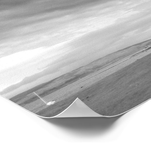 Lochranza Castle, eiland Arran, Schotland Poster (Hoek)