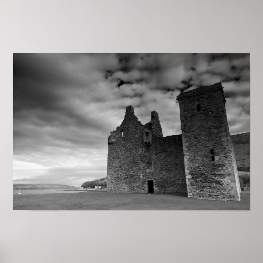 Lochranza Castle, eiland Arran, Schotland Poster (Voorkant)