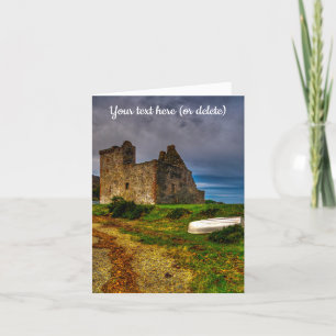 Lochranza Castle, eiland Arran Wenskaart Bedankkaart