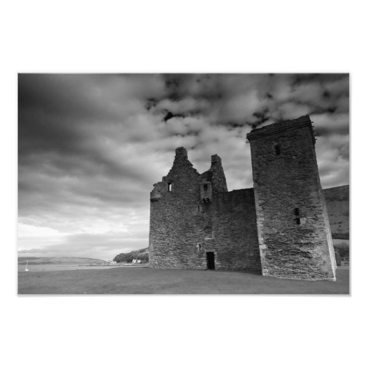 Lochranza Castle, Isle of Arran, fotoprint Foto Afdruk (Voorkant)