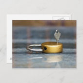 Lock en Key Photo Briefkaart (Voorkant / Achterkant)