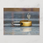 Lock en Key Photo Briefkaart (Voorkant)