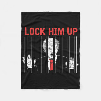 Lock Hem Op Anti Trump Protest T Shirt Fleece Deken