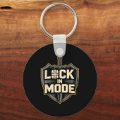 Lock In Mode Christian Sleutelhanger (Voorkant)
