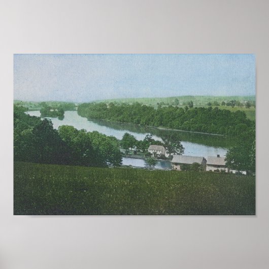 Lock Tenders House Parkerford PA Schuylkill Poster (Voorkant)