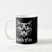 Lock tf in kat koffiemok (Links)