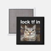 Lock TF in kattenmeme Magneet (Voorkant / Achterkant)