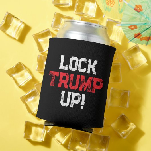Lock Trump Up Political Blikjeskoeler (Insitu Zomer)