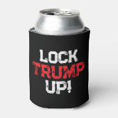 Lock Trump Up Politiek Blikjeskoeler (Blikje Voorkant)