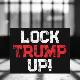 Lock Trump Up Politiek Briefkaart