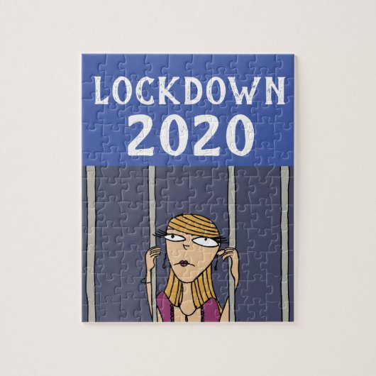 LOCKDOWN 2020 PANDEMIC JIGSAW PUZZLE LEGPUZZEL (Verticaal)