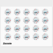 Lockdown 2020 Quarantine Herdenking Ronde Sticker (Vel)