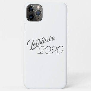 Lockdown 2020 Zwart & Wit Trendy Case-Mate iPhone Case