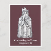 Lockdown Mods: Lewis chessmen - The Queen Briefkaart (Voorkant)