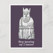 Lockdown-stemmingen - Lewis Chessman King Briefkaart (Voorkant)
