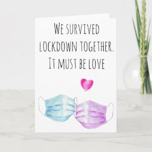 Lockdown Wij Overleefden Liefde  Quarantaine Kaart