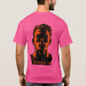 Locked In – Gericht minimalistisch kunst T-shirt (Achterkant)