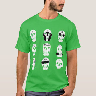 Lockedomb Ninth House Schedels Fanwork Ontwerp vri T-shirt