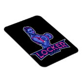 Locker in Use gym gewichthorend meisje Magneet (Rechterzijde)