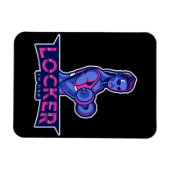 Locker in Use gym gewichthorend meisje Magneet (Horizontaal)