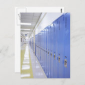 Locker-rij Briefkaart (Voorkant / Achterkant)