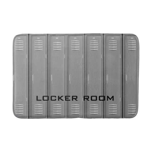 Locker Room Design Bath Mat (Voorkant)