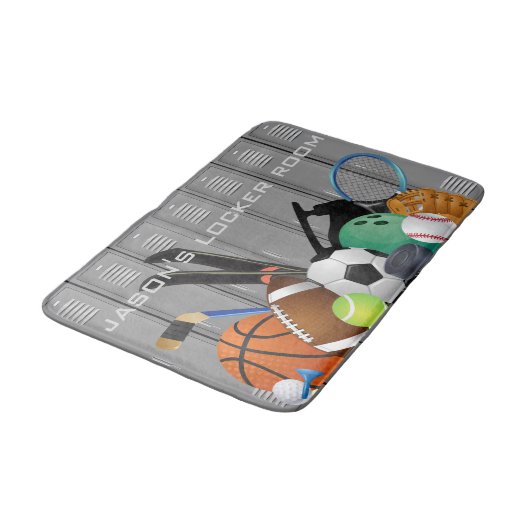 Locker Room Design Bath Mat (Gekanteld)