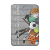 Locker Room Design Bath Mat (Voorkant Verticaal)