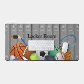 Locker Room Design Desk Mat (Keyboard & Muis)