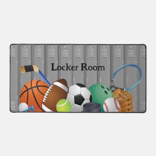 Locker Room Design Desk Mat (Voorkant)