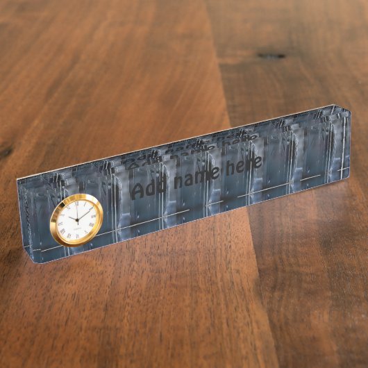 Locker-ruimte Naambordje (Zijkant)