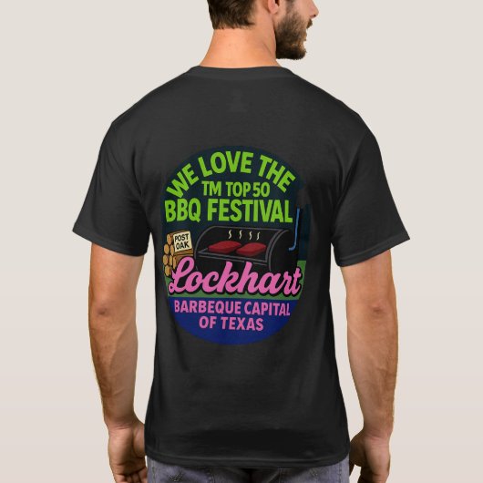 Lockhart BBQ Festival T-shirt (Achterkant)