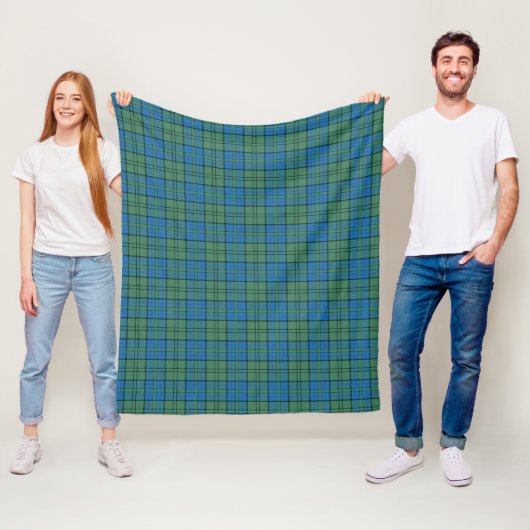 Lockhart Oude Plaid Fleece Deken (In situ)