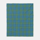 Lockhart Oude Plaid Fleece Deken (Voorkant)