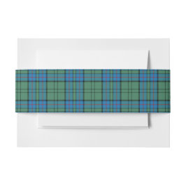Lockhart Schotse Tartan Belly Band Uitnodigingen Wikkel