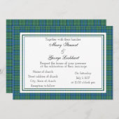 Lockhart Scottish Wedding Invitation Kaart (Voorkant / Achterkant)