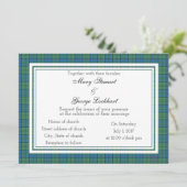 Lockhart Scottish Wedding Invitation Kaart (Staand voorkant)