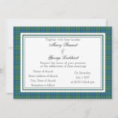 Lockhart Scottish Wedding Invitation Kaart (Voorkant)