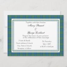 Lockhart Scottish Wedding Invitation