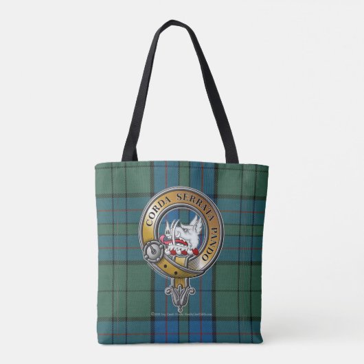 Lockhart Tartan & Badge Tote Bag (Achterkant)