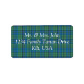 Lockhart Tartan Label (Voorkant)