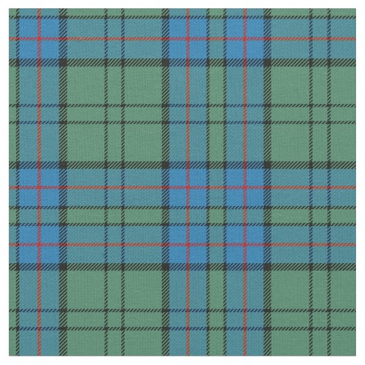 Lockhart Tartan Print Stof (Close Up)