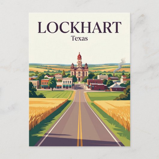 Lockhart USA Briefkaart (Voorkant)