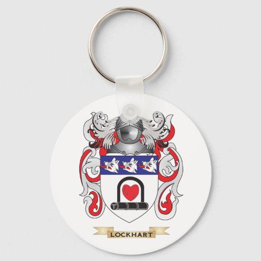 Lockhart wapenstilstand (Familiecrest) Sleutelhanger (Voorkant)