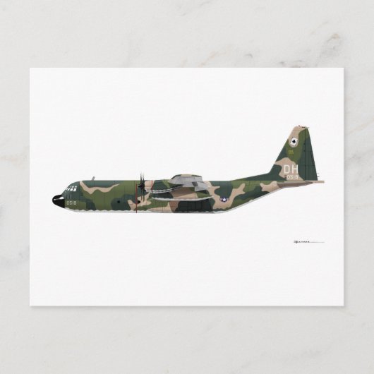 Lockheed C-130 Hercules Vietnam Briefkaart (Voorkant)