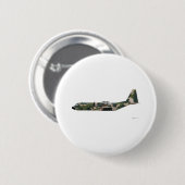 Lockheed C-130 Hercules Vietnam Ronde Button 5,7 Cm (Voorkant /achterkant)