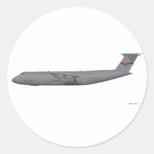 Lockheed C-5 Galaxy Ronde Sticker