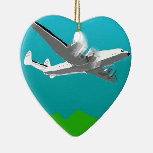 Lockheed Constellation Keramisch Ornament (Rechts)