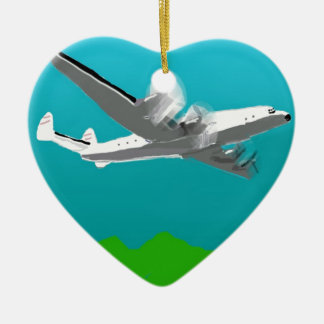 Lockheed Constellation Keramisch Ornament