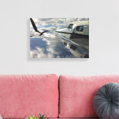 Lockheed Electra Canvas Afdruk (Insitu (Woonkamer))